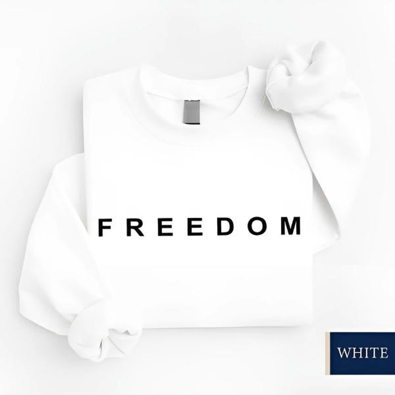 Freedom Graphic Tee Unisex Soft Cotton, Breathable & Stylish Design T-Shirt