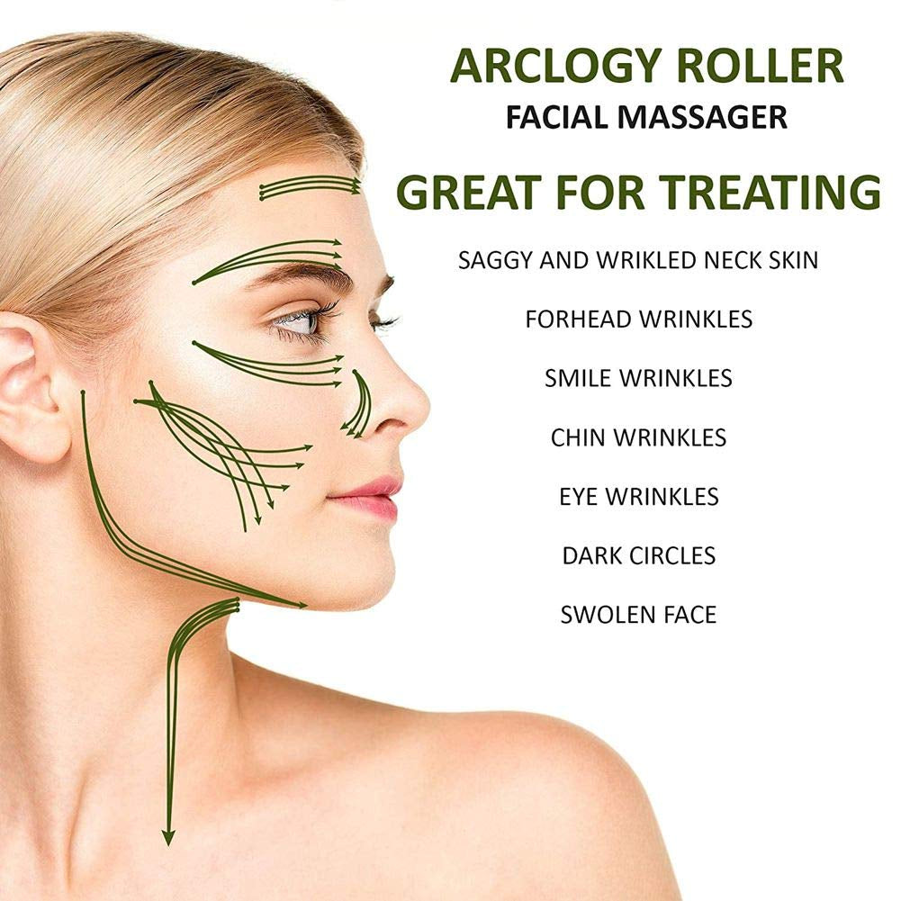 Jade Roller for Face , Eye, Neck, Body for Skin Tightening