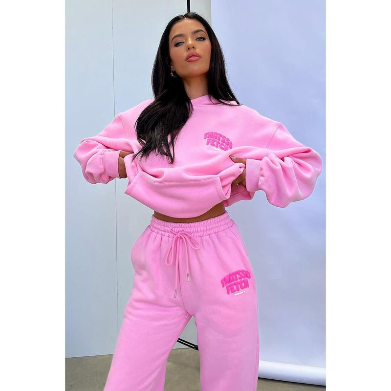 Sweatpants and a hoodie set - Pink