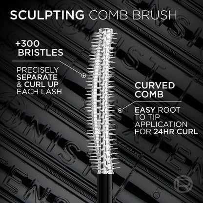 L'Oreal Paris Extensionist Mascara, Lengthen and Curl Lashes to a New Level, 