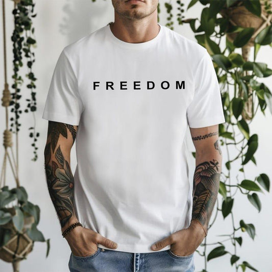 Freedom Graphic Tee Unisex  Soft Cotton, Breathable & Stylish Design T-Shirt