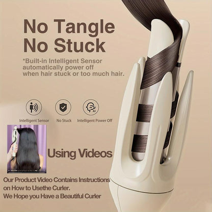 Hair Curler with Fast Heating Ceramic Iron Technology for No Damage 